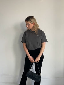 Unisex Logo T-Shirt in Charcoal